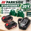 Starterset  Parkside 2 x  Akku 20 V  2.0 Ah  PAP 20 und Produktbild-Vorschau 1