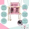 Love Gifts® Babyschaukel aus Holz hochwertig und geeignet Produktbild-Vorschau 4