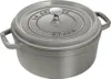 Staub Gusseisen Cocotte rund 24 cm Graphitgrau, alle Produktbild-Vorschau 2