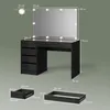 Schminktisch-Set  Livinity Imola Schwarz/Gold 120 cm mit Produktbild-Vorschau 7