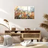 Bild auf Leinwand - Leinwandbild - 3 Teile - Kraniche Vögel Produktbild-Vorschau 7