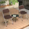 Chaise pliante set de 2 fauteuils lounge avec rembourrage Voir les images du produit 4