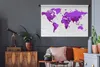 MuchoWow® Wandteppich Wandbehang Weltkarte - Einfach - Produktbild-Vorschau 5