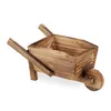 Relaxdays Pflanzengefäß Holz, 2 Stück, Pflanzschubkarre & Produktbild-Vorschau 11