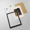 Gerahmtes Poster - Schwarzer Rahmen - Blätter Form Figur - Produktbild-Vorschau 4