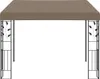 vidaXL nástenný pavilón 3x3x2,5 m Taupe Náhľad obrázku produktu 1