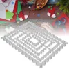 A collection of Christmas-themed craft supplies, including felt cutouts, beads, scissors, and a metal cutting die. Náhled obrázku produktu