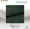 Polsterbett 160x200 - Grün - Hochwertiger Cord-Stoff - Produktbild-Vorschau 3