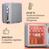 Klarstein Mini Frigo de Chambre de 45L pour Boissons et Voir les images du produit 4