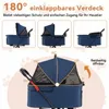 COSTWAY 3 w 1 składany wózek dla psów, buggy dla psów 2 Podgląd zdjęcia produktu 8