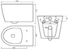 Beitz & Walz AqvaCeramica toiletpot, wandmodel, diep Productafbeelding-voorbeeld 4