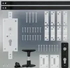KOTARBAU® Garagentor Schloss 60mm Entfernung Vertikal Produktbild-Vorschau 5