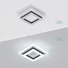 Lampa Sufitowa Led Plafon Czarny Kwadratowa Nowoczesna 24W Podgląd zdjęcia produktu 6