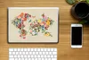 MuchoWow® Laptop Aufkleber Sticker Cover Weltkarte - Produktbild-Vorschau 2