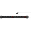 A power strip with multiple outlets and individual switches. Produktbild-Vorschau