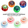 com-four® 4x YoYo mit Blinklicht - LED Yo Yo Kinder und Produktbild-Vorschau 3