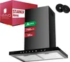 LEVIVO A+++ Dunstabzugshaube 60cm Umluft & Abluft mit 750 Produktbild-Vorschau 1