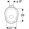 Geberit Geberit Tiefspül-WC Baby 6 l we Produktbild-Vorschau 4