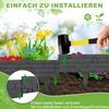 UISEBRT 10m Anthracite Palissade de jardin aspect pierre en Voir les images du produit 5