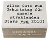 Mr. & Mrs. Panda Kiste Spruch 2010 Geburtstag Stars 22 x 15 Produktbild-Vorschau 3