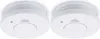 Two white smoke detectors are shown against a white background. Produktbild-Vorschau