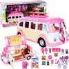 A toy ice cream camper van with accessories, displayed in a box and separately. Náhľad obrázku produktu