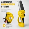 Motosega a batteria motore brushless 6"/8" barra, senza Anteprima dell’immagine prodotto 2