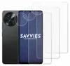 A smartphone and screen protectors are displayed. Produktbild-Vorschau