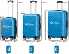 Set di valigie Zelsius 3 pezzi, blu, valigia da viaggio in Anteprima dell’immagine prodotto 2