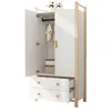 Flieks Armoire avec tringle et 2 tiroirs, penderie 2 portes Voir les images du produit 4