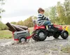 Traktor na pedały Rolly Junior RT z bocznicą czerwono-szary Podgląd zdjęcia produktu 13