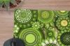 MuchoWow® Mauspad Mousepad Blumen - Grün - Muster 27x18 cm Produktbild-Vorschau 2