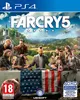 The cover art for Far Cry 5 on PlayStation 4, featuring the main characters gathered around a table with an American flag tablecloth. Produktbild-Vorschau