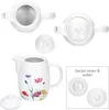 Kanne Marie 850ml mit Deckel Porzellan für Tee & Kaffee Produktbild-Vorschau 3