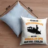 Trendation - Modeleisenbahn Opa Geschenk Deko-Kissen mit Produktbild-Vorschau 4
