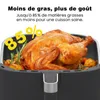 Horkovzdušná fritéza, 6 L, digitální dotykový displej, Náhled obrázku produktu 11