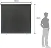 Jopassy Senkrechtmarkise 140 x 140cm Balkonmarkise Produktbild-Vorschau 3