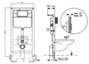 sanicomfort Wand WC-Set + Vorwandelement inkl. runder Produktbild-Vorschau 4
