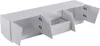 Merax Lowboard Weiß TV-Schrank mit 1 Schublade, 4 Klappen Produktbild-Vorschau 8