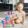 Klocki magnetyczne 3d świecące konstrukcyjne edukacyjne 83 Podgląd zdjęcia produktu 13