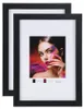 2er 3er 5er Set Holz Bilderrahmen Lifestyle Plexi Foto Produktbild-Vorschau 1