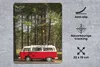 MuchoWow® Mauspad Mousepad Bus - Bäume - Rot 19x23 cm - Produktbild-Vorschau 3