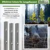Z-Profil Zaunpfosten 250 cm feuerverzinkt 10x Zaunpfähle Produktbild-Vorschau 5