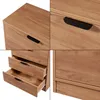 Komoda 'Varkaus' se 4 zásuvkami 90 x 70 x 40 cm dubový Náhled obrázku produktu 6