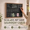 Premium magnetisch bord en krijtbord met houten frame Productafbeelding-voorbeeld 6