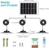 Außen Solarlampe 5 Beleuchtungsmodi mit Bewegungssensor und Produktbild-Vorschau 6