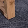 Teppich Wohnzimmer Kurzflor Handgewebt Modernes Einfarbiges Produktbild-Vorschau 3