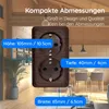 Aufputz Doppelsteckdose Walnuss Holzoptik – 2-fach Produktbild-Vorschau 3