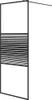 vidaXL Sprchová zástěna pro sprchový kout černá 80x195 cm Náhled obrázku produktu 1