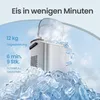 SONGMICS Eiswürfelbereiter tragbar, Eiswürfelmaschine mit Produktbild-Vorschau 8